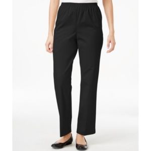 Alfred Dunner Black Pull-On Pants Size 20 - Women's Trousers